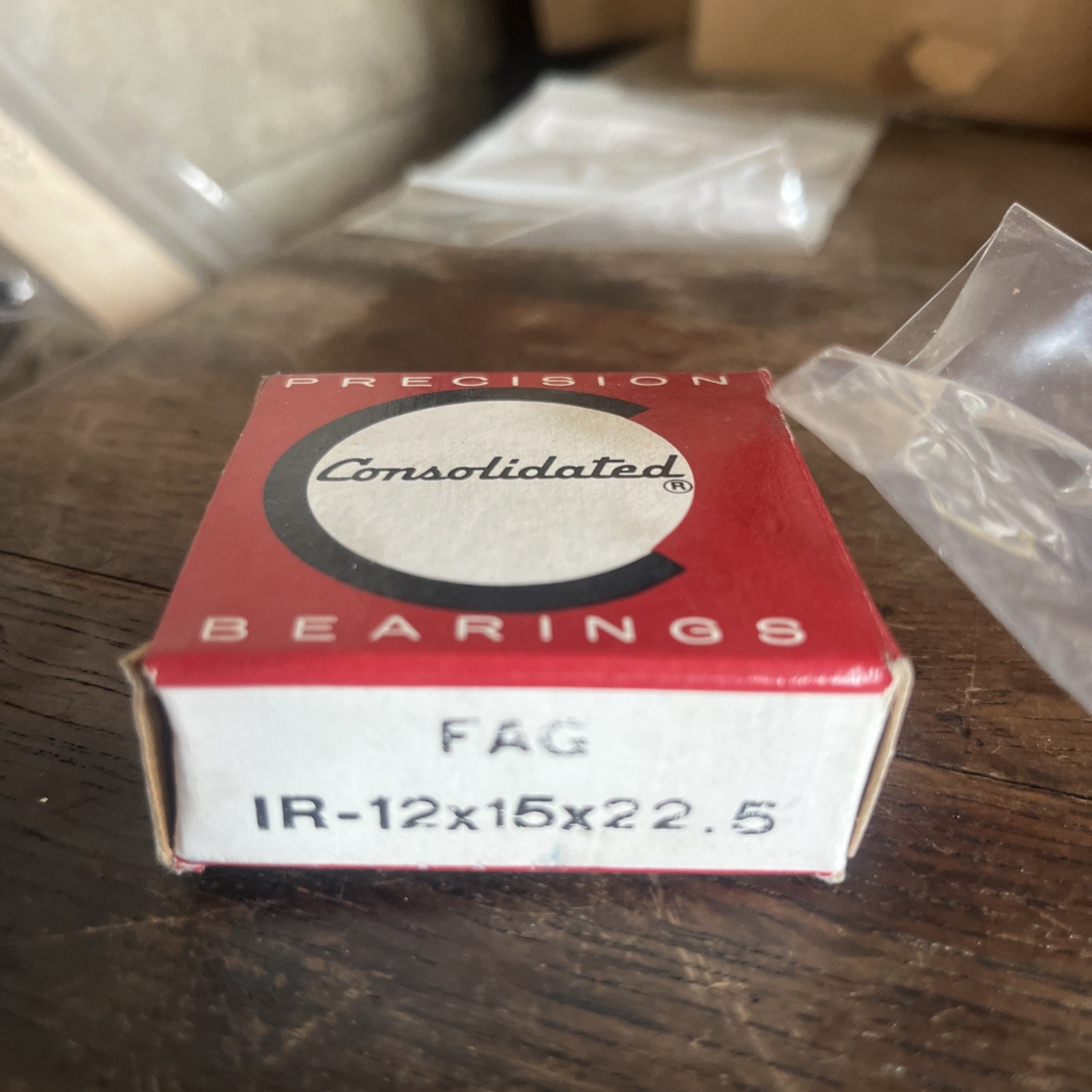 NOS Consolidated IR-12x15x22.5 Inner Ring Needle Bearing