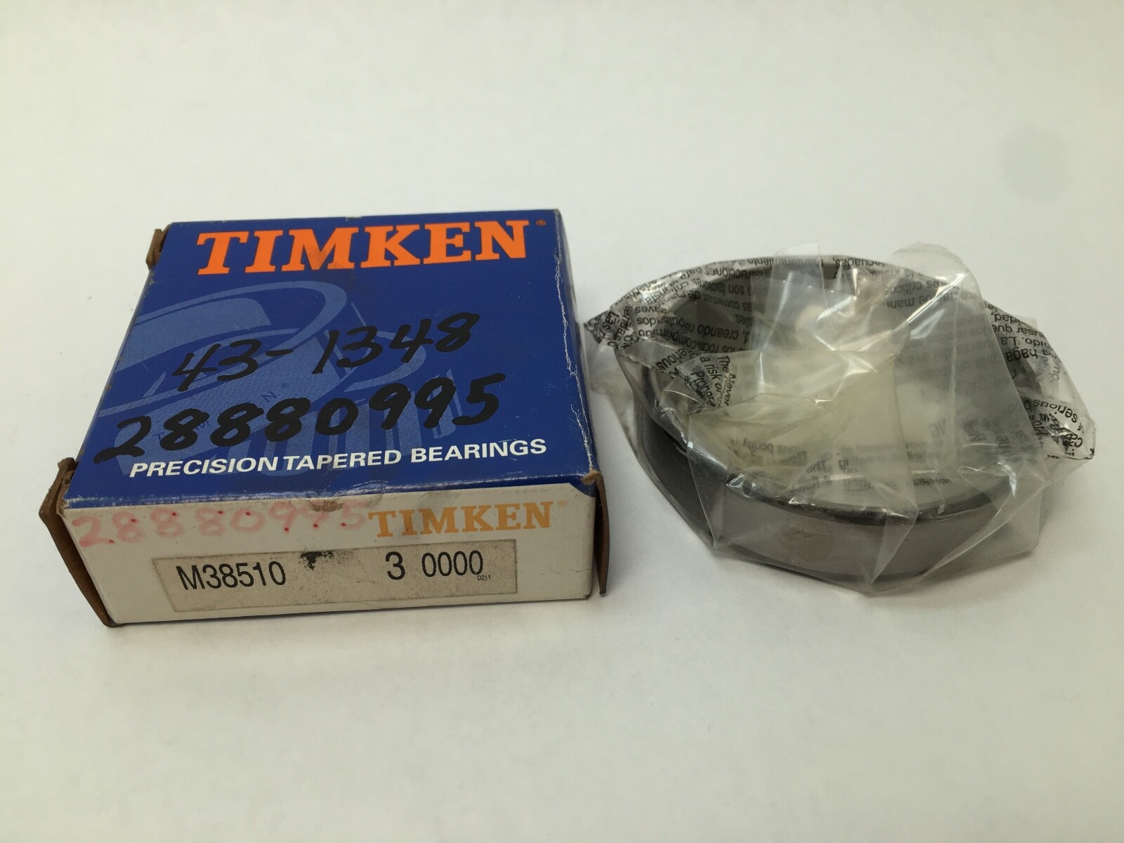 Timken M38510-3 Taper Bearing Cup/Race 2-5/8″ OD 21/32″ W M-38510 *3 USA