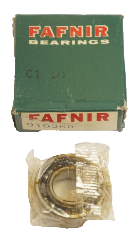 9103KD FAFNIR RADIAL DEEP GROOVE BALL BEARING OPEN 17 mm ID 35 mm OD 10 mm