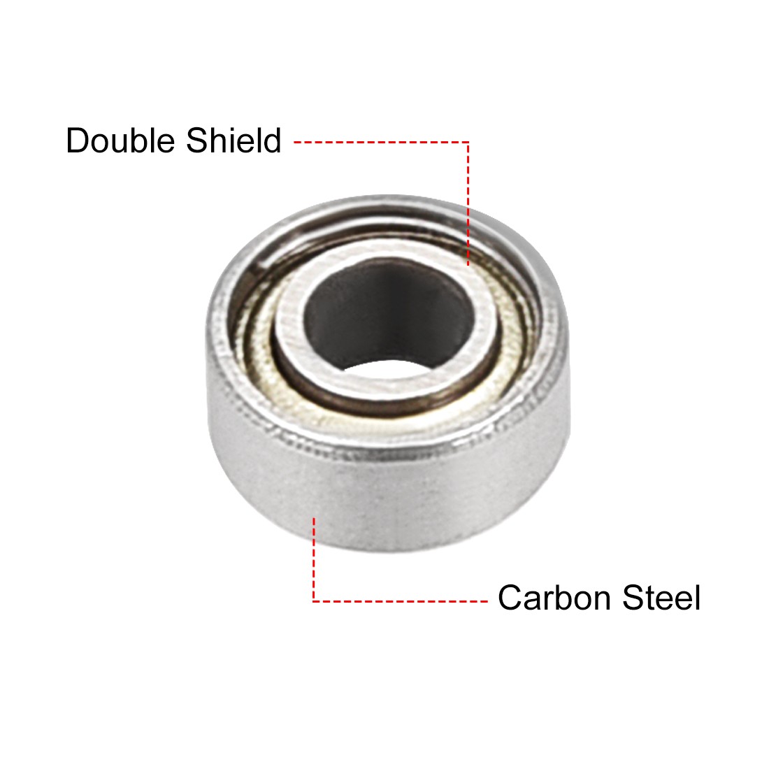 20pcs Double Shield 683ZZ Deep Groove Ball Bearing Carbon Steel Bearing