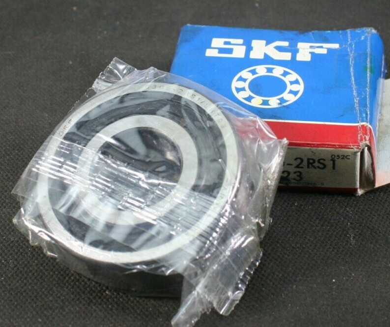One (1) SKF 6305 2RS1-LHT23 Deep Groove Bearing 25MM ID NEW