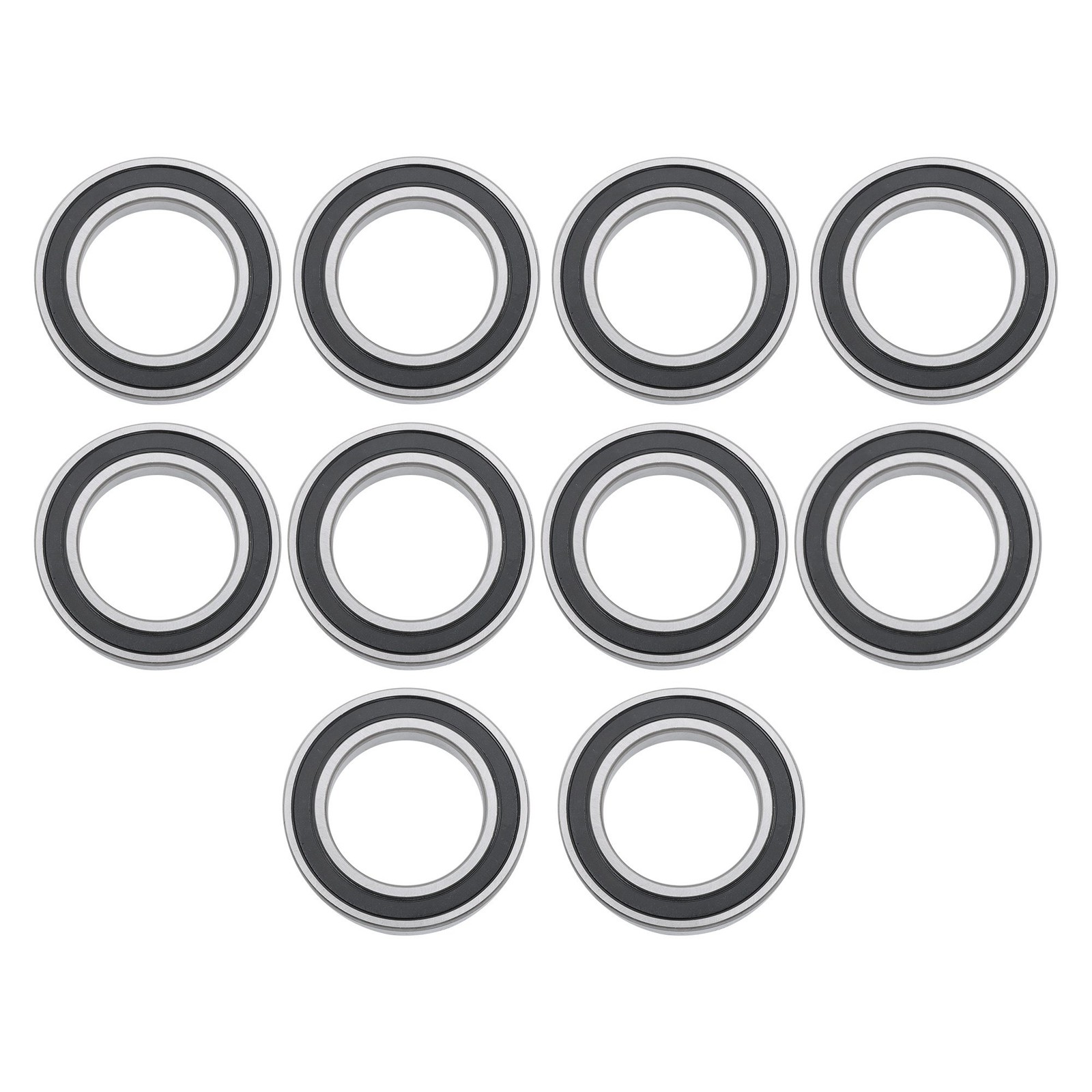 10pcs 6010-2RS Ball Bearings 50x80x16mm Double Rubber Sealed Industrial