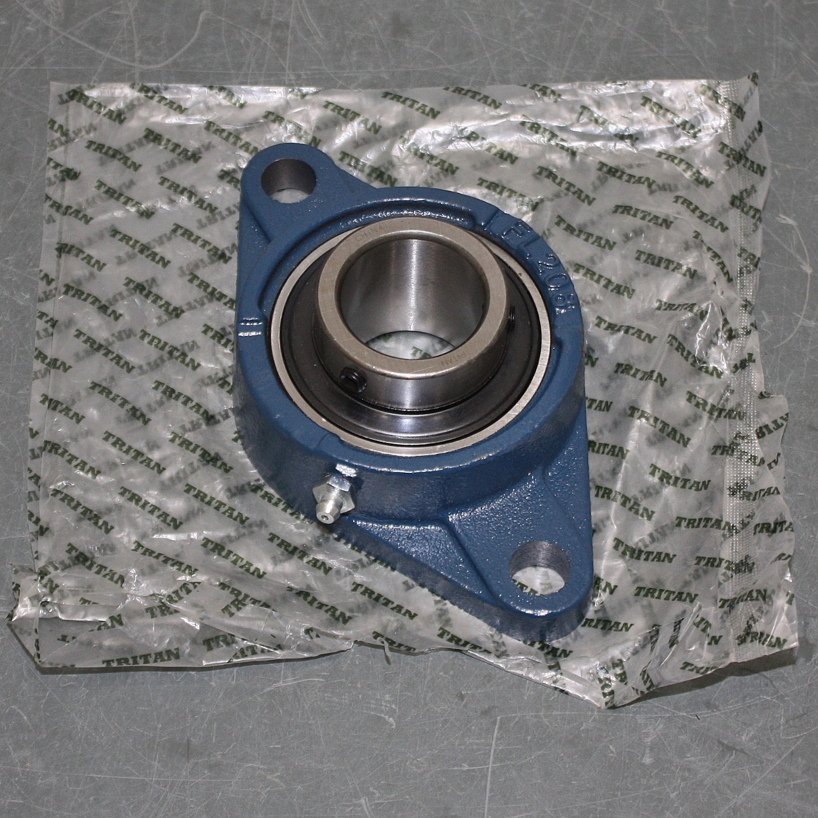 Tritan Radial Ball Flange Bearing UCFL208-24, 1-1/2″ Bore, Cast Iron, 5/8″ Stud