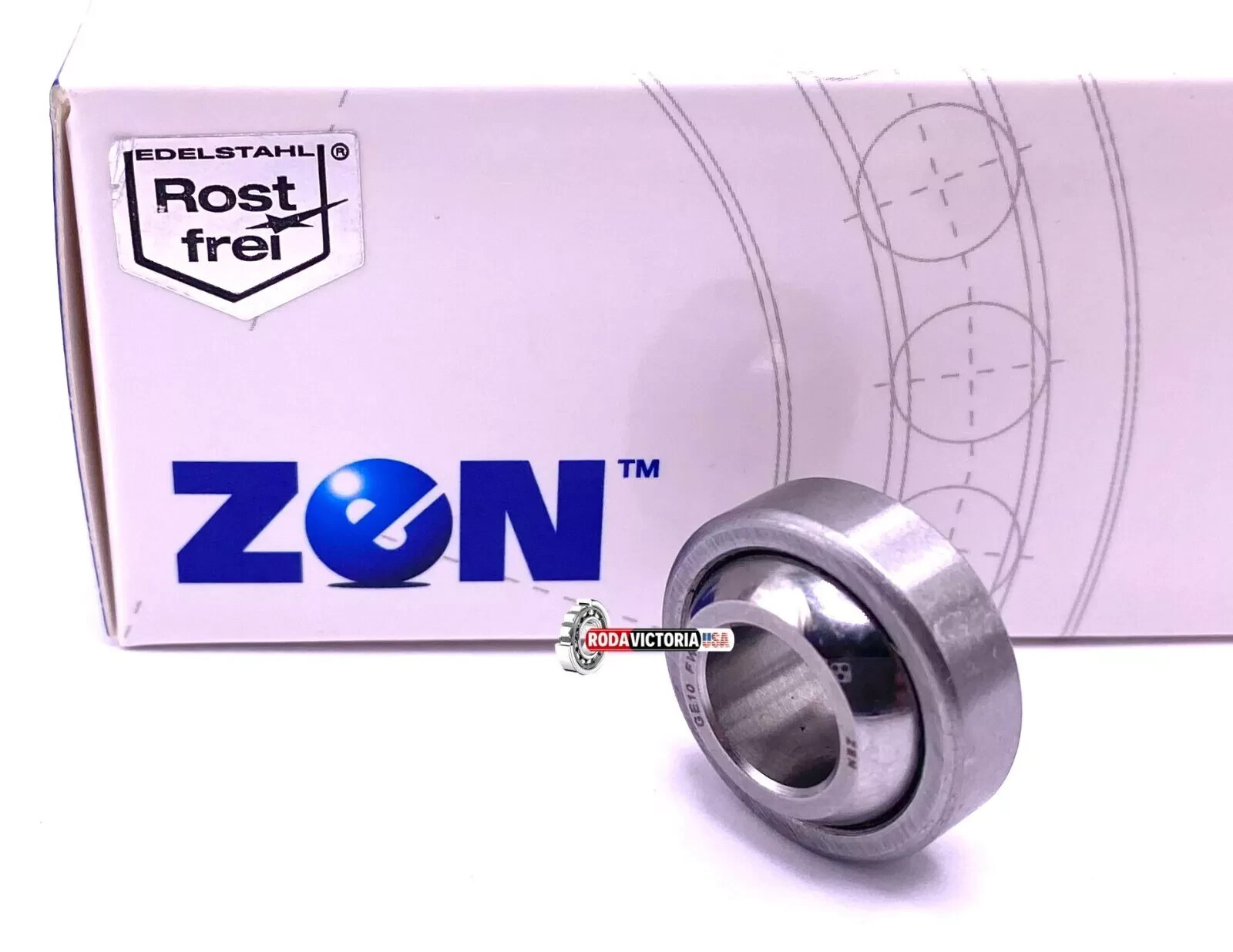 ZEN GE10 FW Radial Spherical Plain Bearing GEH10C 10x22x12 mm