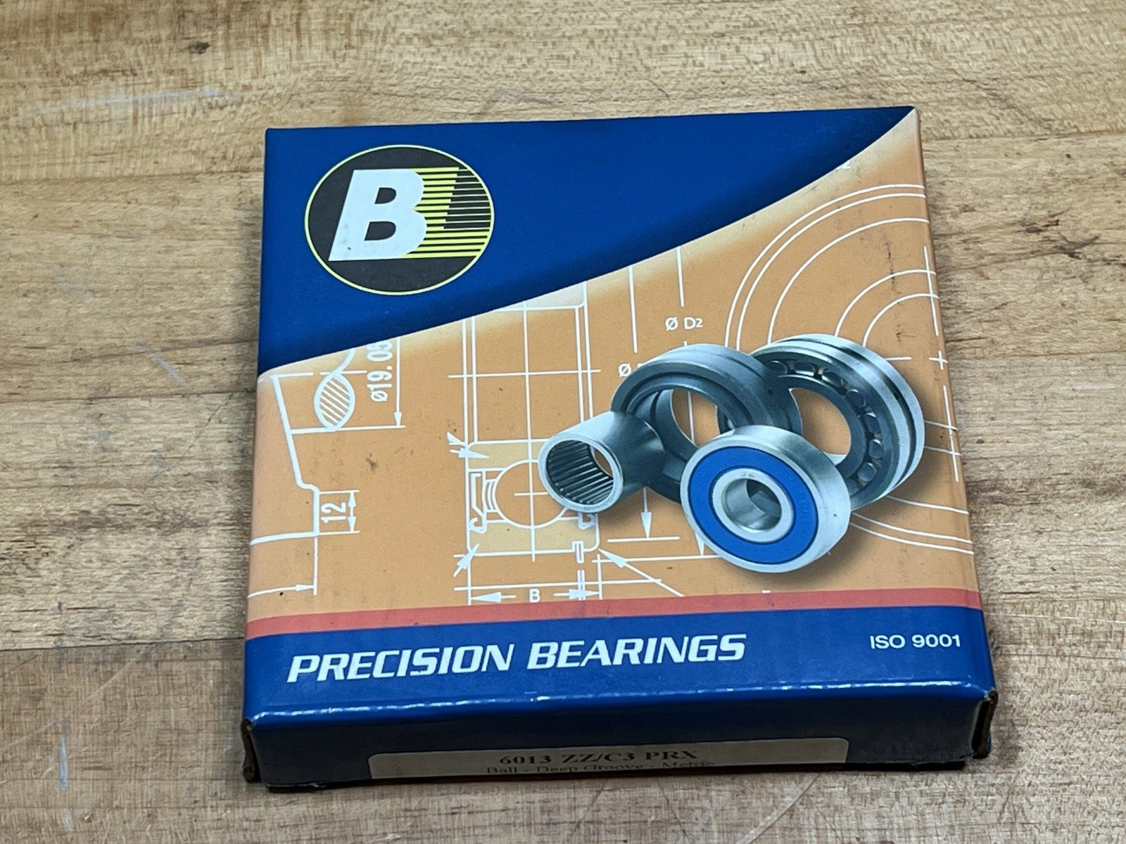 BL Precision Bearings 6013 ZZ/C3 PRX Deep Groove Ball Bearing 65x100x18 mm – New
