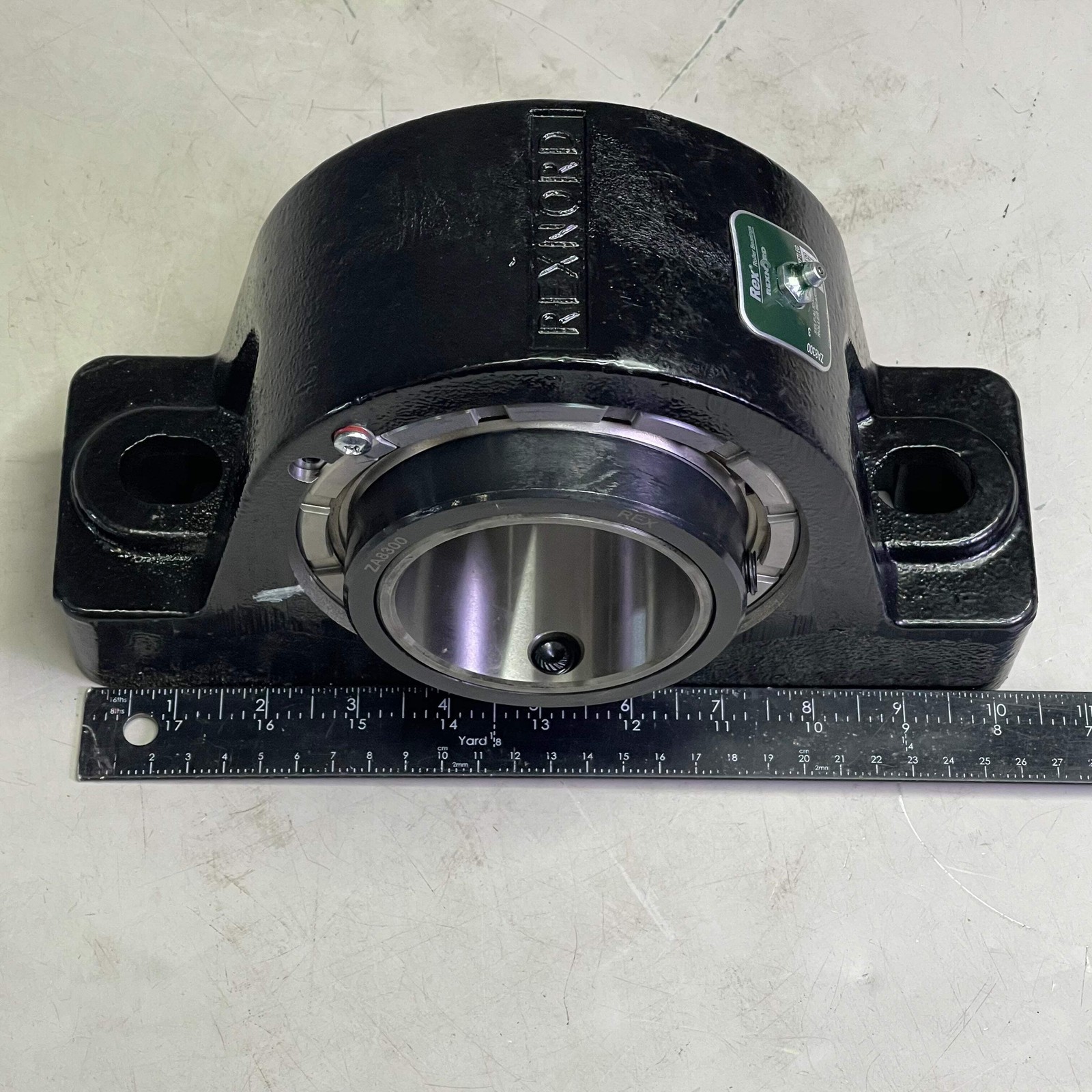 REXNORD Pillow Block Roller Bearing 3″ Bore Diameter Cast Iron ZA8300