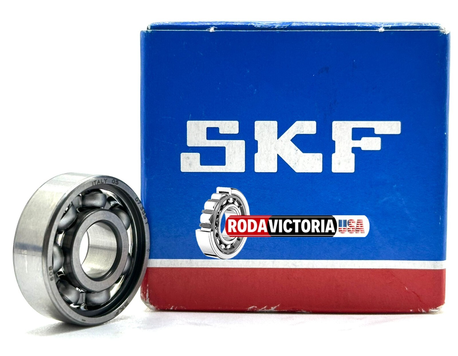 SKF 608 C3 DEEP GROOVE BALL BEARING, OPEN TYPE, NO SEALS 8x22x7mm