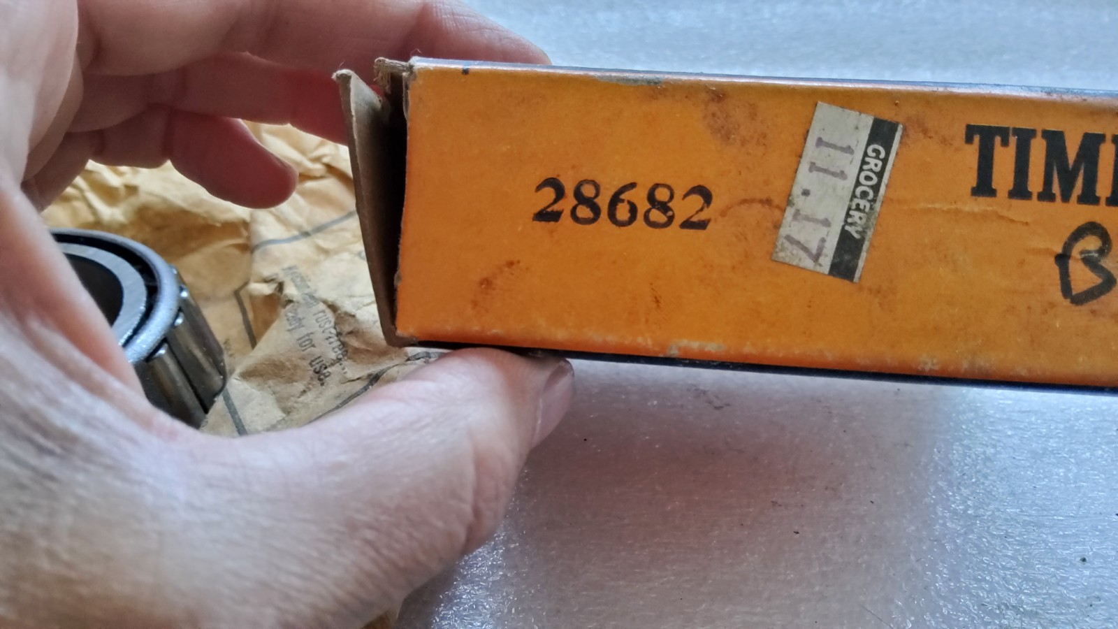 NOS Timken 28682 Tapered Roller Bearing Cone
