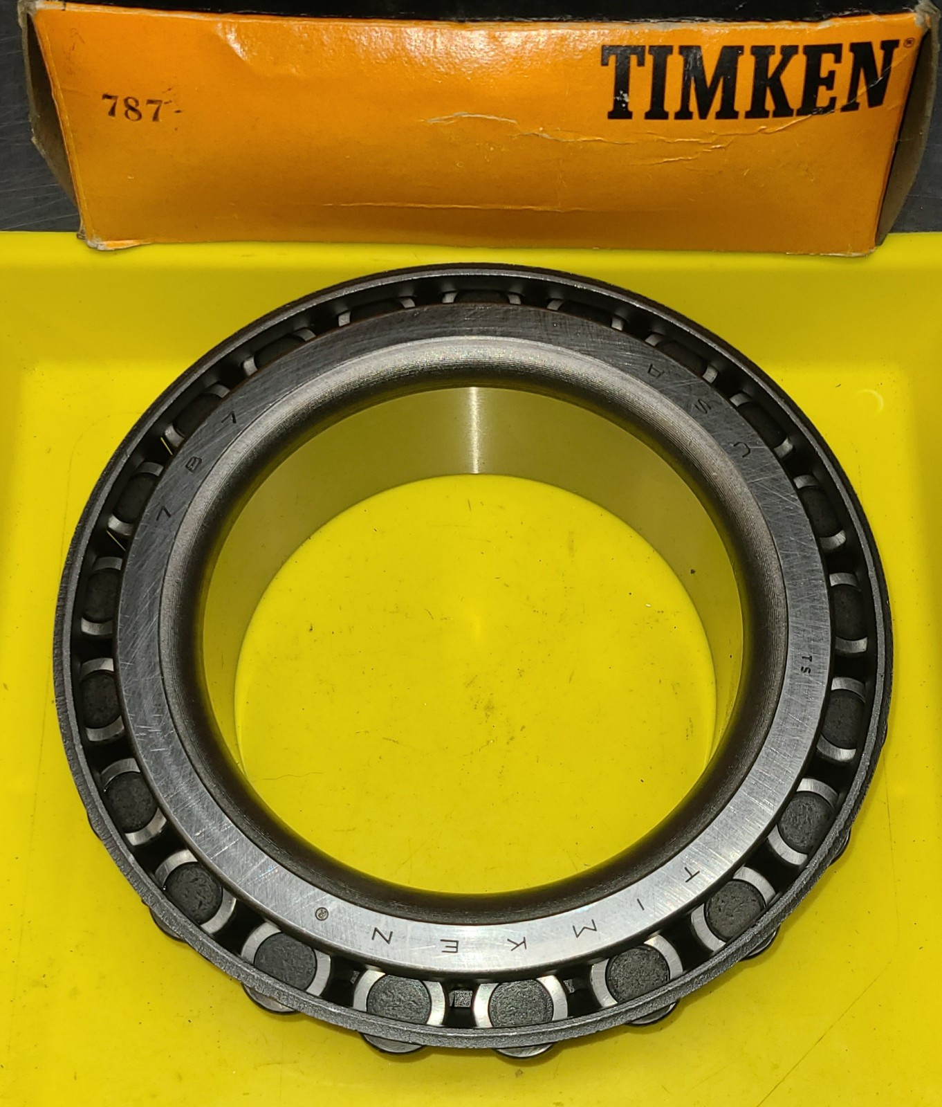 Timken 787 Tapered Roller Bearing Cone, 4.125″ Bore, 1.89″ Width