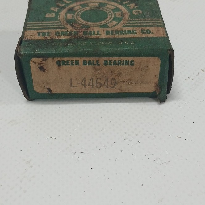 Green Ball Bearing L-44649 Precision Ball Bearing, Ball Bearing Type Model