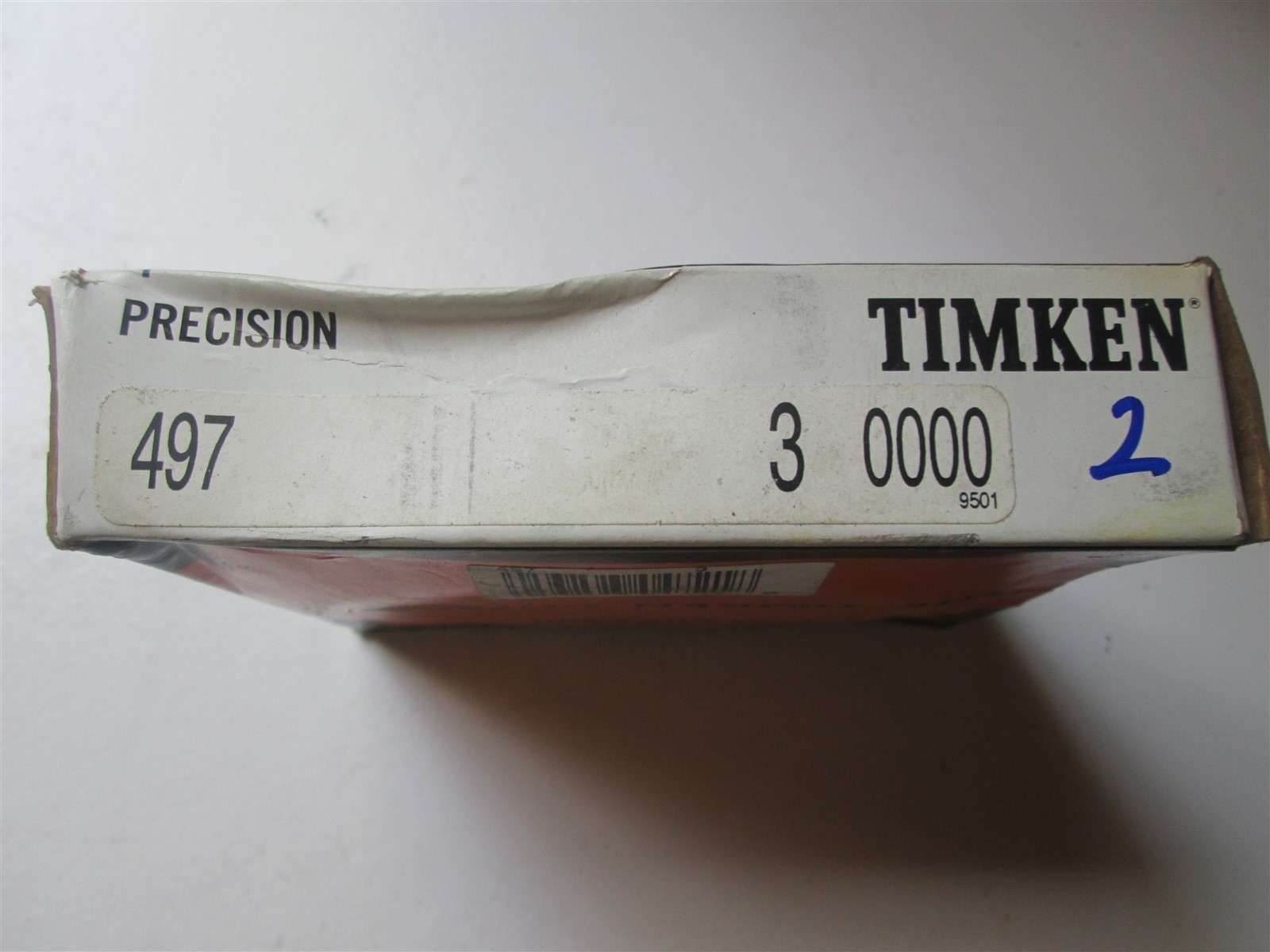 New Timken Tapered Roller Bearing 497 Precision Class 3