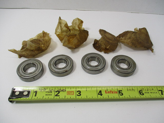 (4) NDH # R10 Ball Bearing 1-3/8″ OD x 5/8″ ID x 11/32″ Thick Made in USA LNOS