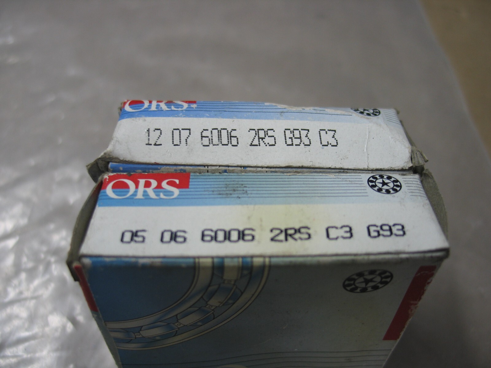 NIB 2PCS ORS 6006 2RS C3 DEEP GROOVE BALL BEARING 30 ID X 55 OD X 13MM W P9467