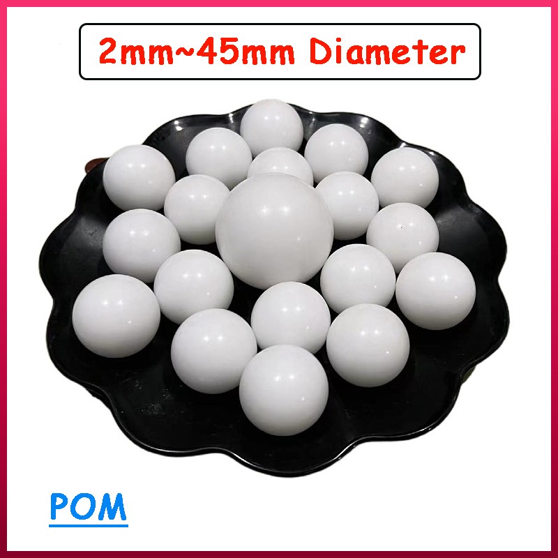 Metric Plastic Ball POM Nylon Plastic Solid Plastic Bearing Balls 2mm ~ 45mm