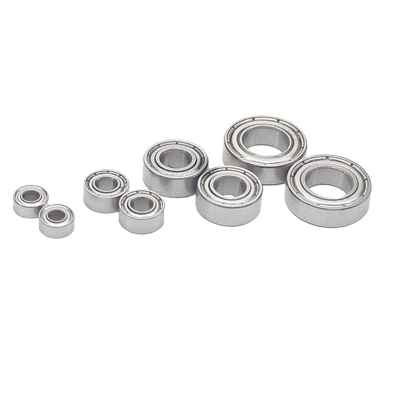 Miniature Ball Bearings Single Row Deep Groove Bearings ID 2mm-45mm, OD 5mm-75mm