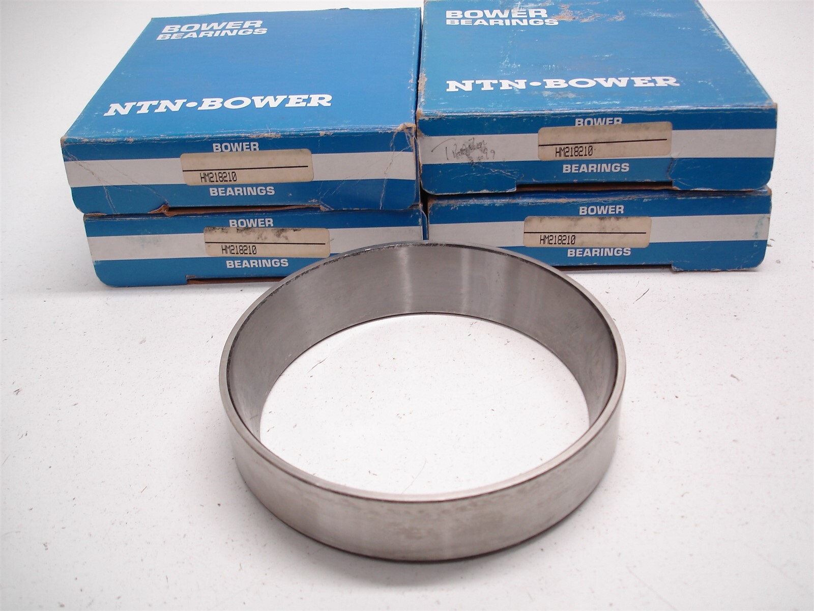 4 NEW NTN BOWER HM218210 LARGE TAPERED ROLLER BEARING RACE CUP 5.7864″ od X 1.27