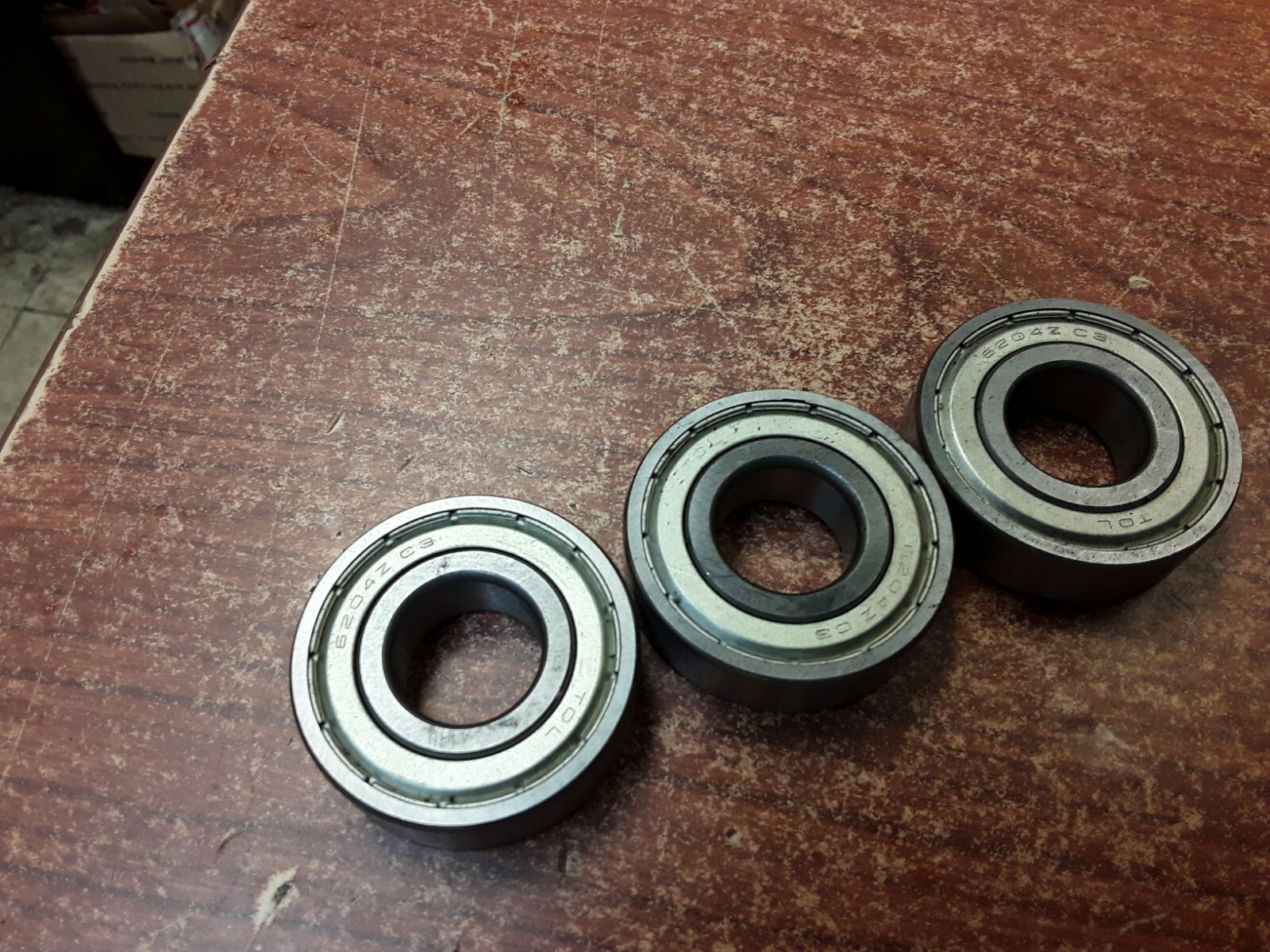 6204ZC3 Bearing 3 Pack