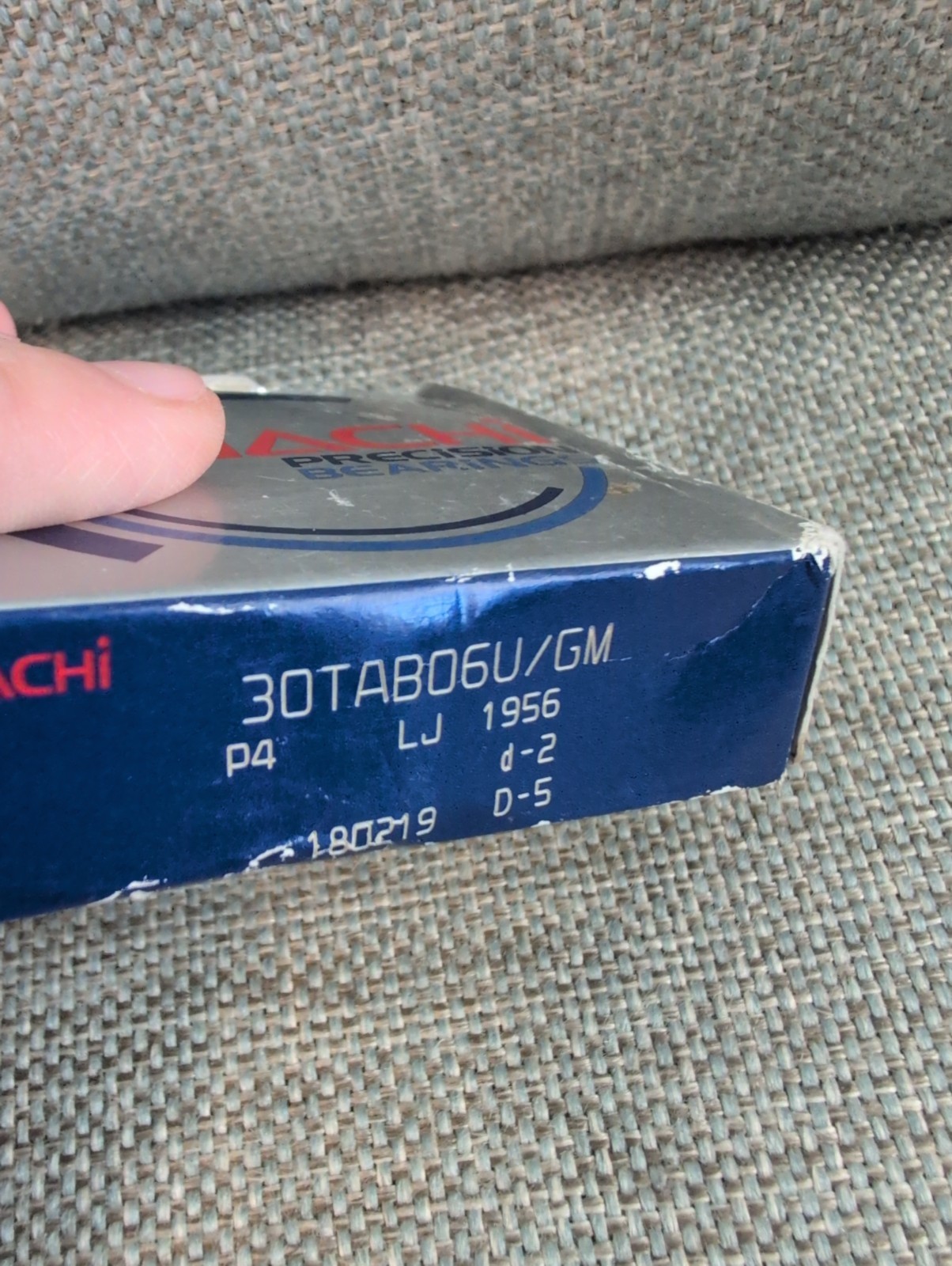 NACHI PRECISION BEARINGS 30TAB06U/GM – NEW – Open Box, Sealed Bag