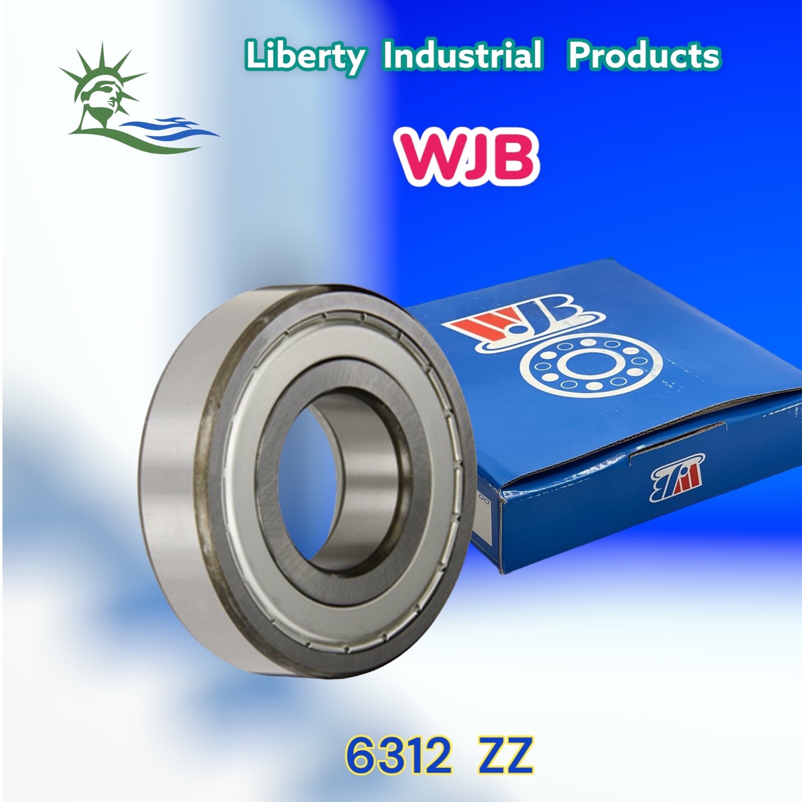 6312-ZZ WJB Radial Ball Bearing W/2 Shields R8S2E By Premium Bearing Source