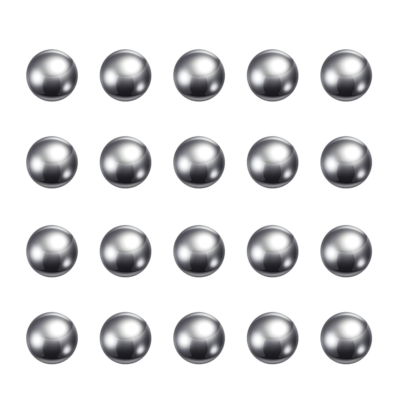 200pcs 12mm Carbon Steel Bearing Balls Precision Polished