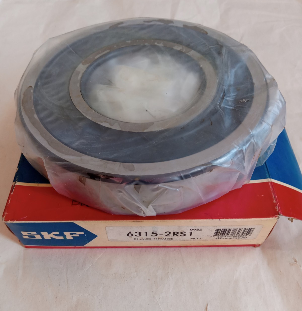 SKF 6315-2RS1 Bearing Rubber Seals 75x160x37 mm