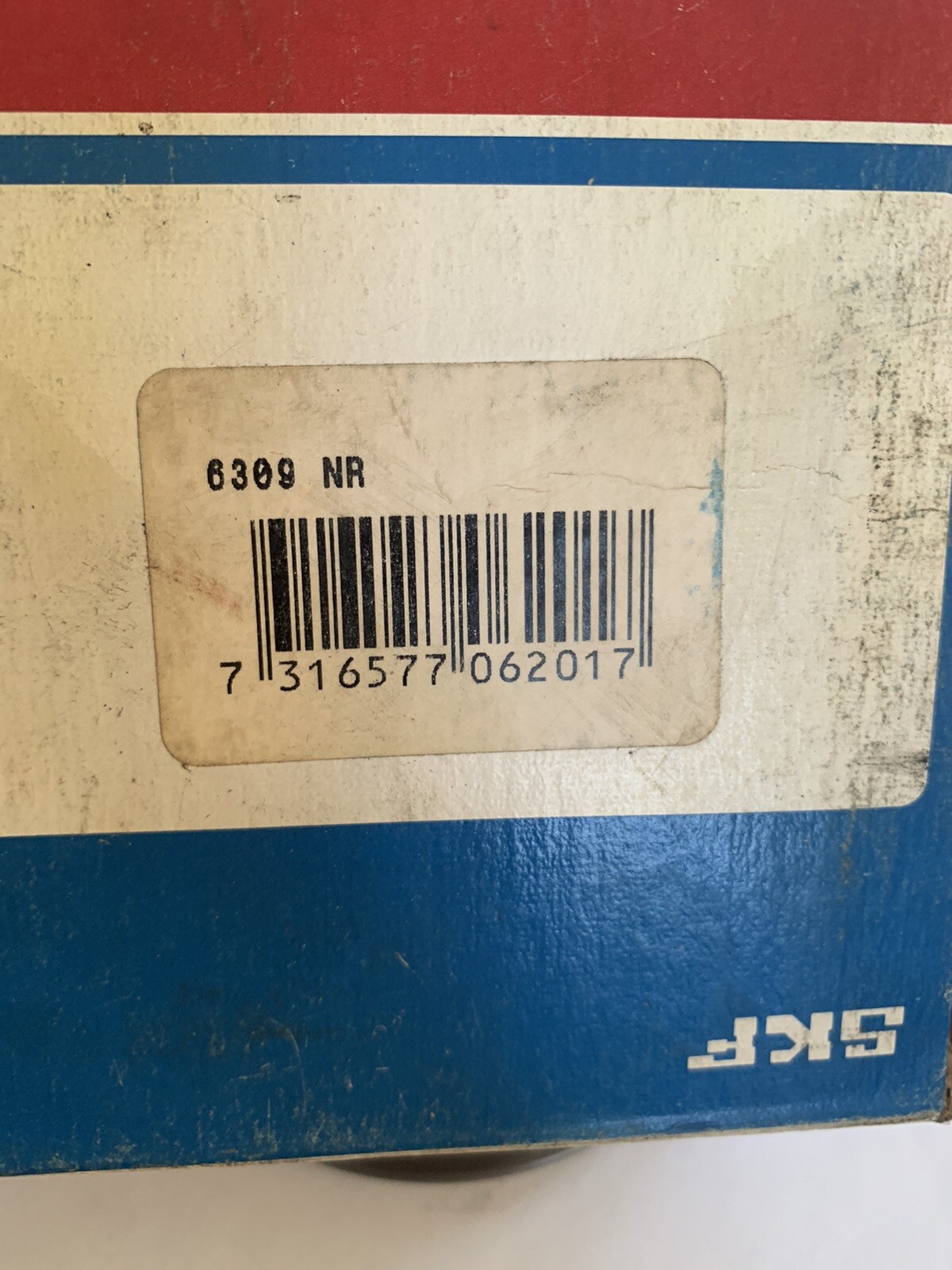 SKF 6309-NR BEARING OPEN w/snapring 45x100x25mm 6309NR 6309 N NRJ USA 6309N