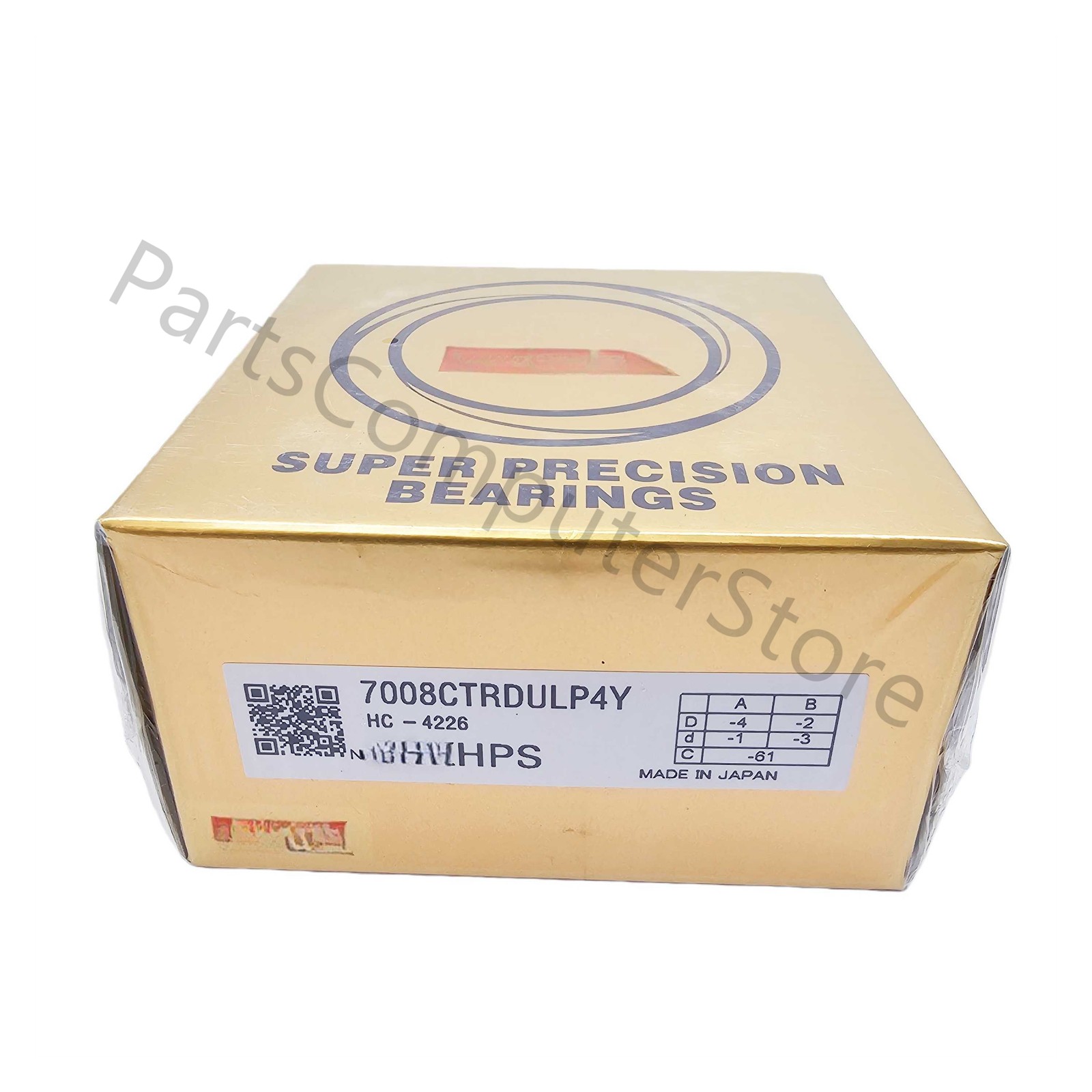 NEW Set of Two Super Precision Spindle Bearings For NSK 7008CTRDULP4Y Abec-7 US