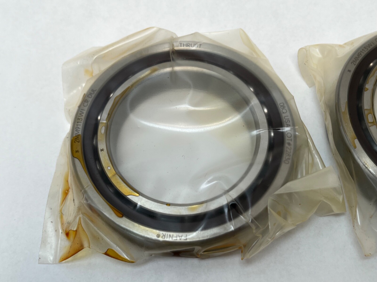 Fafnir 2MM9113WI-DUL Bearing 65x100x18 mm 7013C 2MM-9113-WI-DUL USA 2 Pcs