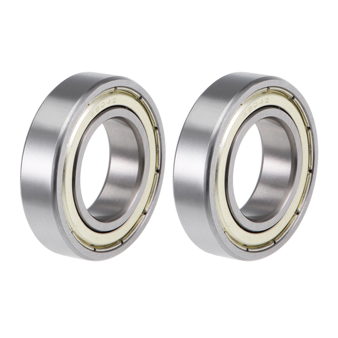 6904ZZ Deep Groove Ball Bearings Z2 20x37x9mm Double Shielded Carbon Steel 2pcs