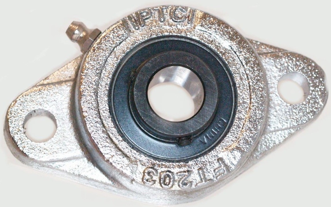 IPTCI BUCNPFL201-8 Ball Bearing Corrosion Resistant 2 Bolt Flange Nickel 1/2″