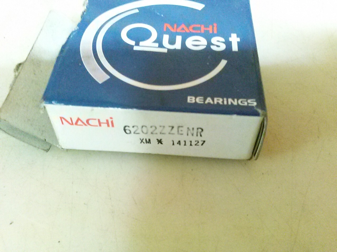 Nachi Quest 6202ZZENR shielded ball bearing, made in Japan.