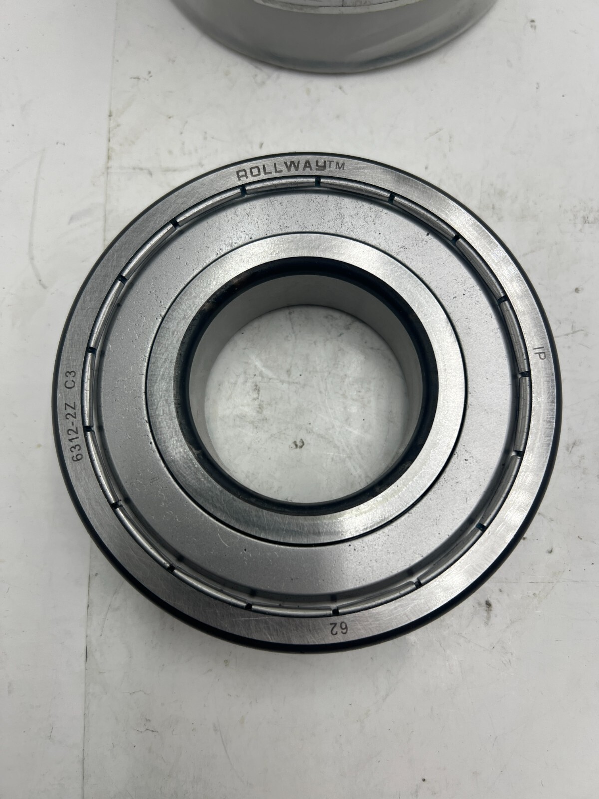 (QTY 4) Rollway Radial Ball Bearings 6312-2Z C3 Silver Heavy Duty Fits SKF