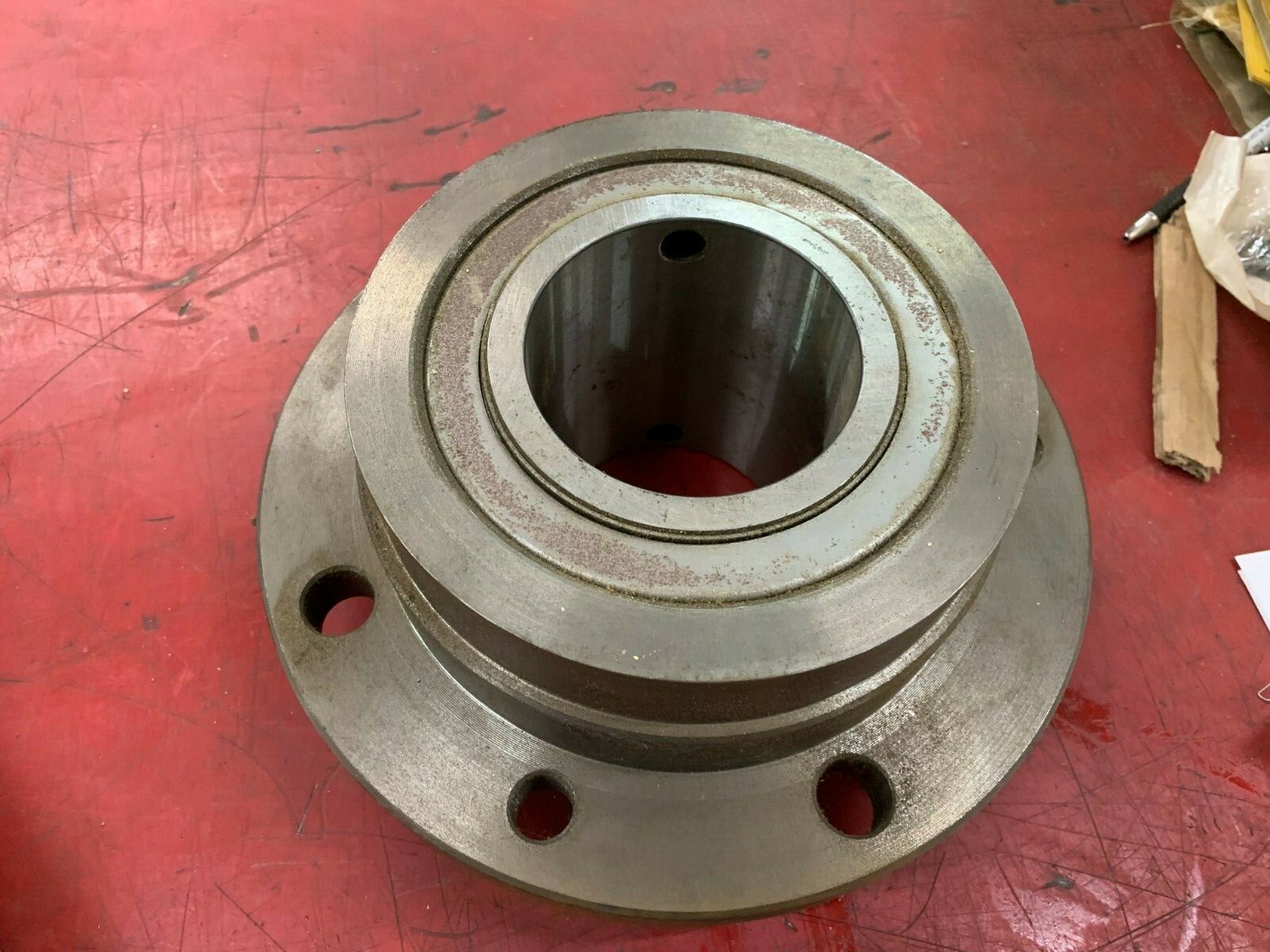 NEW IN BOX MOLINE 4-BOLT TYPE-E PILOTED FLANGE BEARING 3-7/16″ BORE 113-01-307
