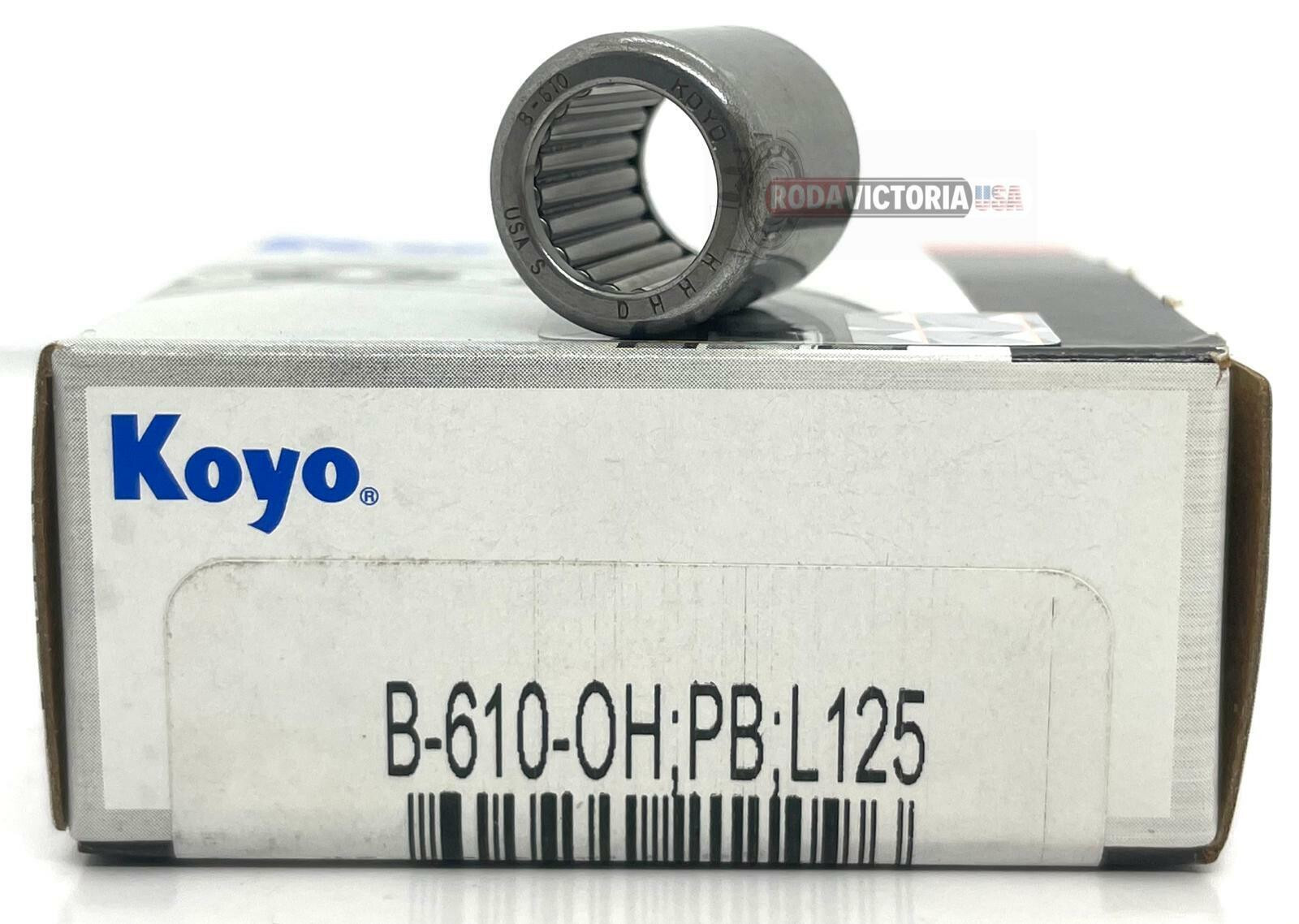KOYO B610-OH Needle Bearing Drawn Cup Full Complement Oil Hole 3/8″ x 9/16 x 5/8