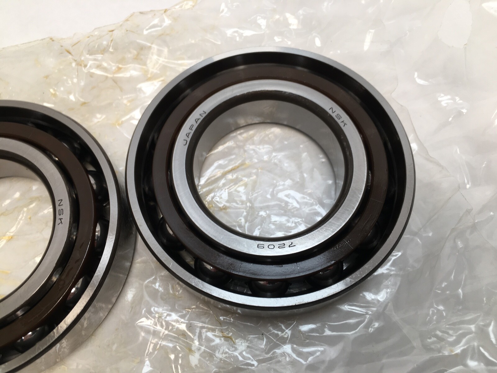 NSK 7209CTYDULPA7 Bearing 45x85x19 mm 7209-CTY-DUL-PA7 ABEC7 Japan 2 Pcs