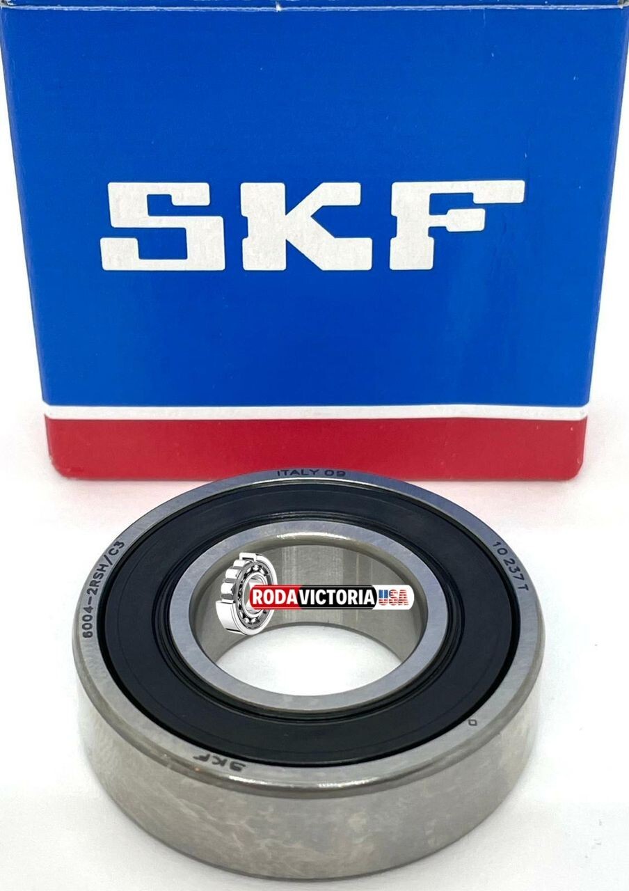 SKF 6004 2RSH DEEP GROOVE BALL BEARING, RUBBER SEALED 20x42x12mm 6004 2RS