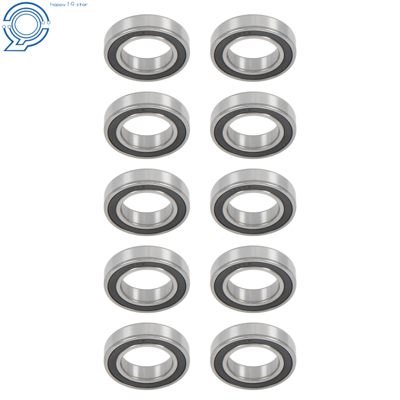 6008-2RS Deep Groove Ball Bearings 10pcs 40x68x15mm Sealed