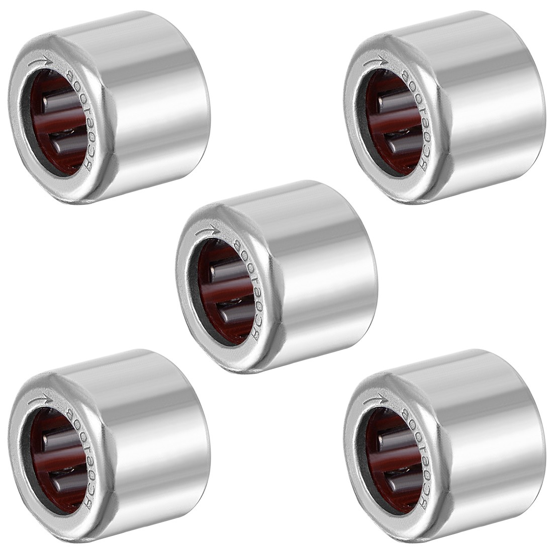 5pcs 3/8″ Bore 5/8″ OD 1/2″ Width RC061008 Needle Roller Bearing,One Way Bearing