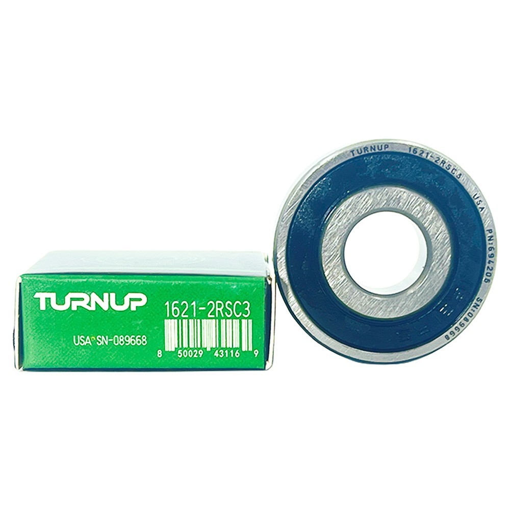 10Pcs TURNUP 1621-2RSC3 Double Sealed Ball Bearing 1/2″x1-3/8″x7/16 Inch