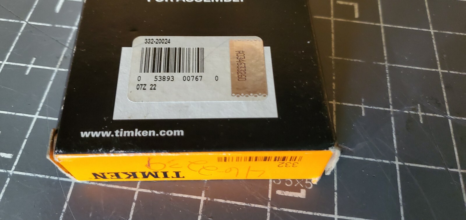 Timken Tapered Roller Bearing Cup, 332-20024 / 3.1496 in OD, 0.7018 in Width