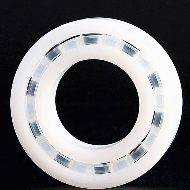 Deep Groove Ball Bearings PP Plastic Bearing Glass Ball Nylon Cage Insulation