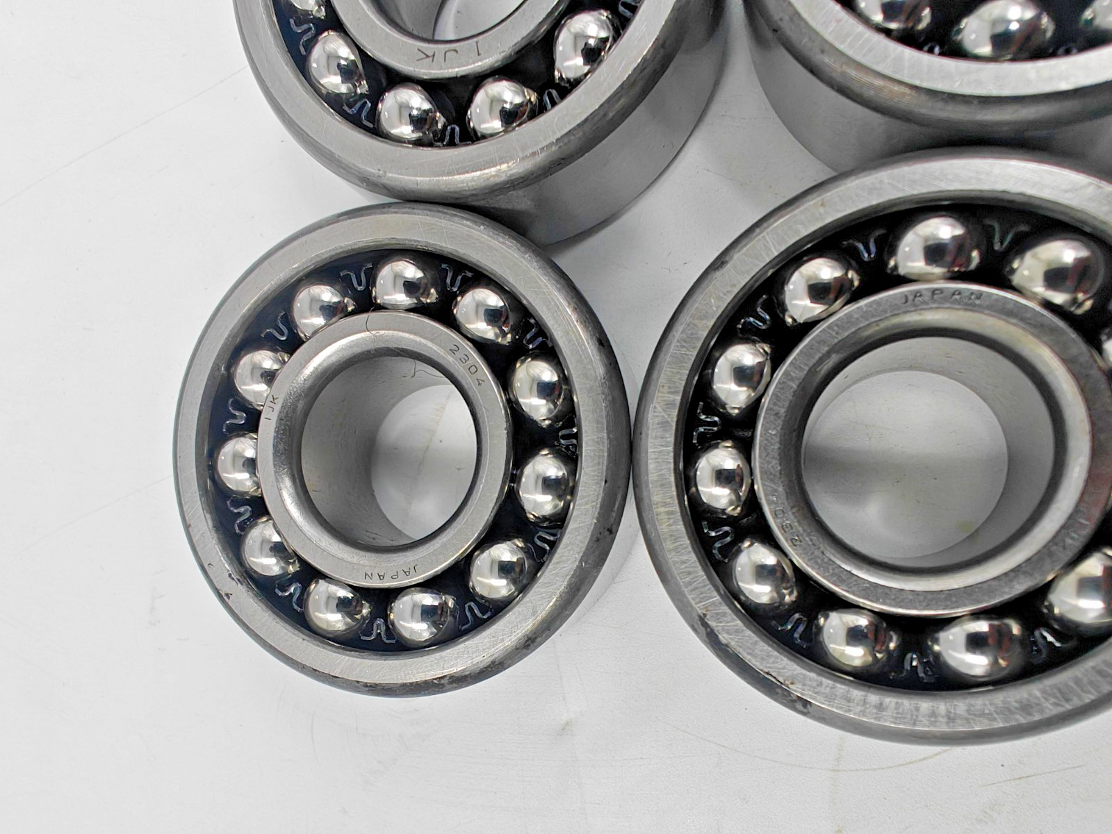 (4Pcs.) 2304 IJK Double Row Self-Aligning Ball Bearing 2304 JAPAN Lot of 4pcs