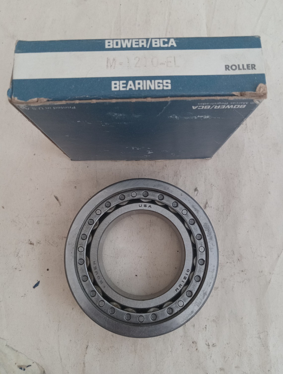 Bower MA-1208-EL Roller Bearing 40mm x 80mm x 18mm New Old Stock!