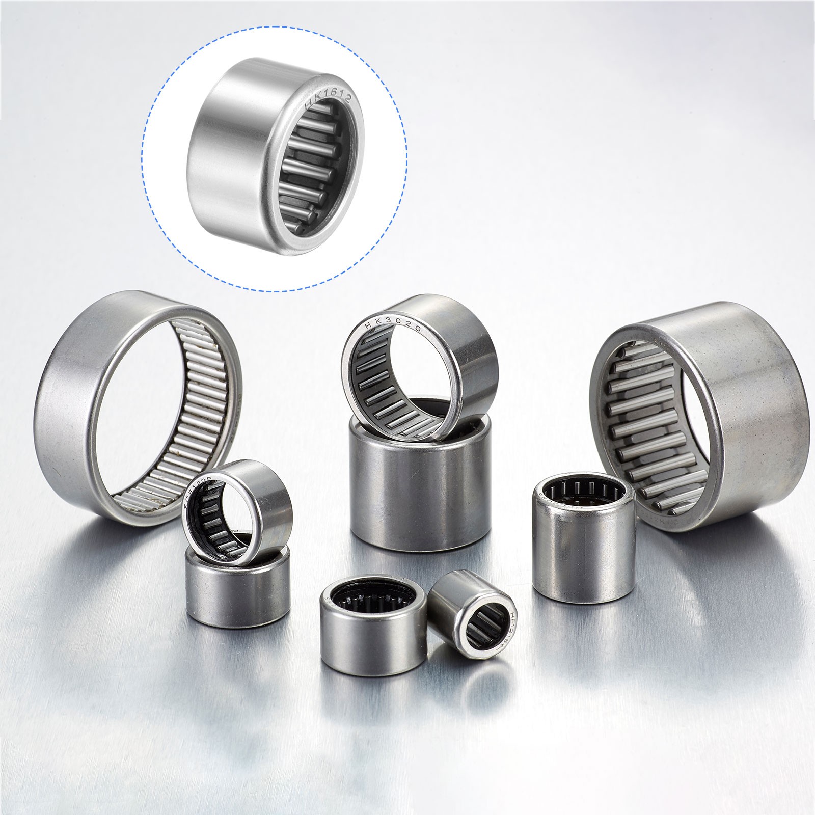 HK1612 Needle Roller Bearings 16mmx22mmx12mm 5 Packs for Industrial