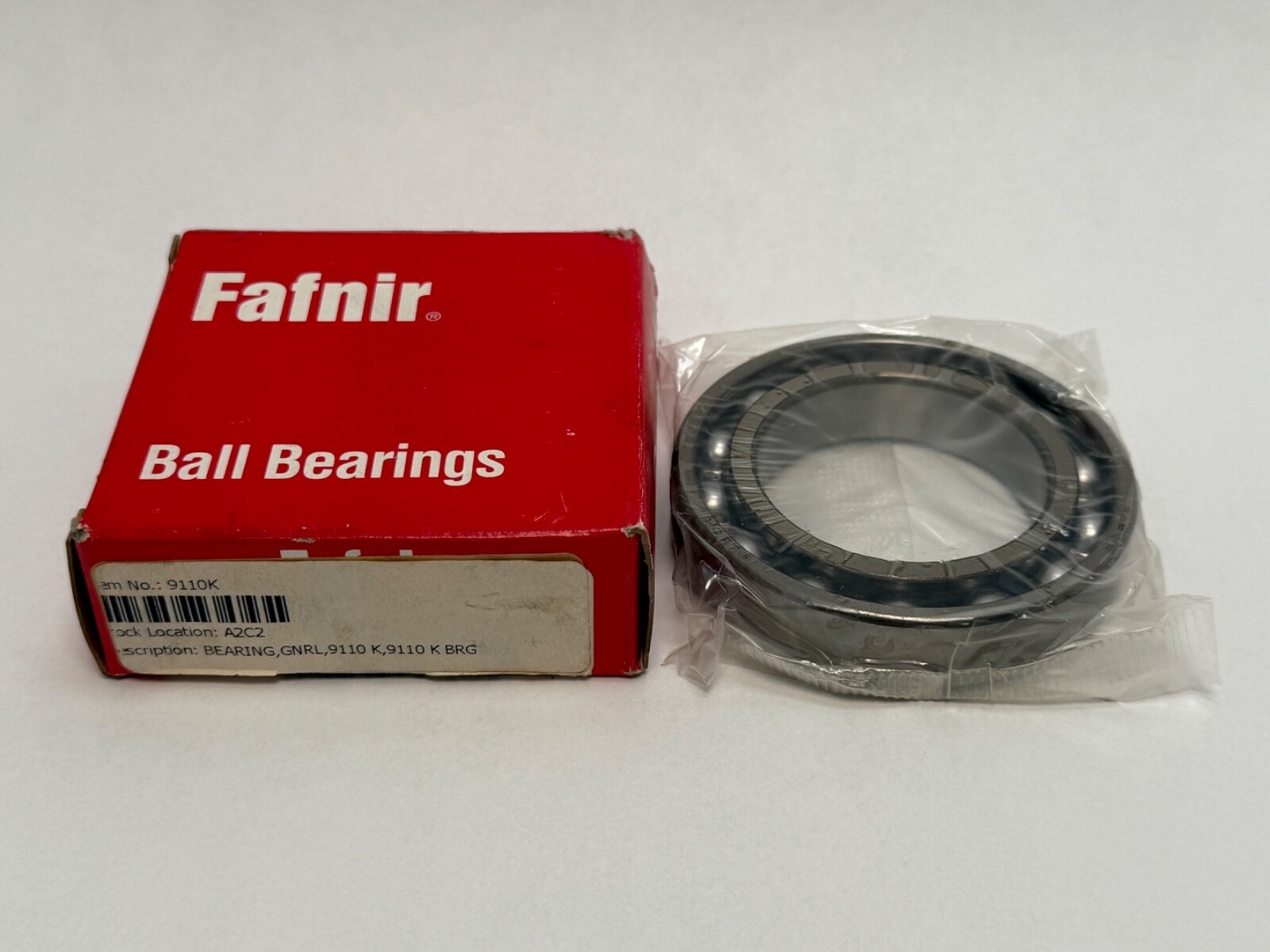 Fafnir 9110K Deep Groove Bearing open 6010 9110-K 50x90x16 mm