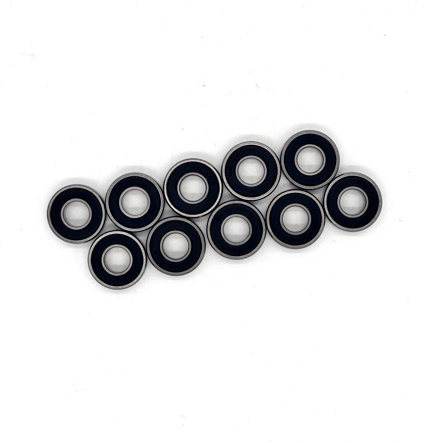(10) R6-2RS ABEC1 Sealed Greased Ball Bearings 3/8 x 7/8 x 9/32 Pre-Lubricated