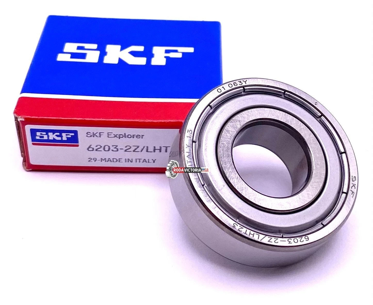 SKF 6203 ZZ C3 LHT23 Deep Groove Ball Bearing, Metal Shielded 17x40x12 mm