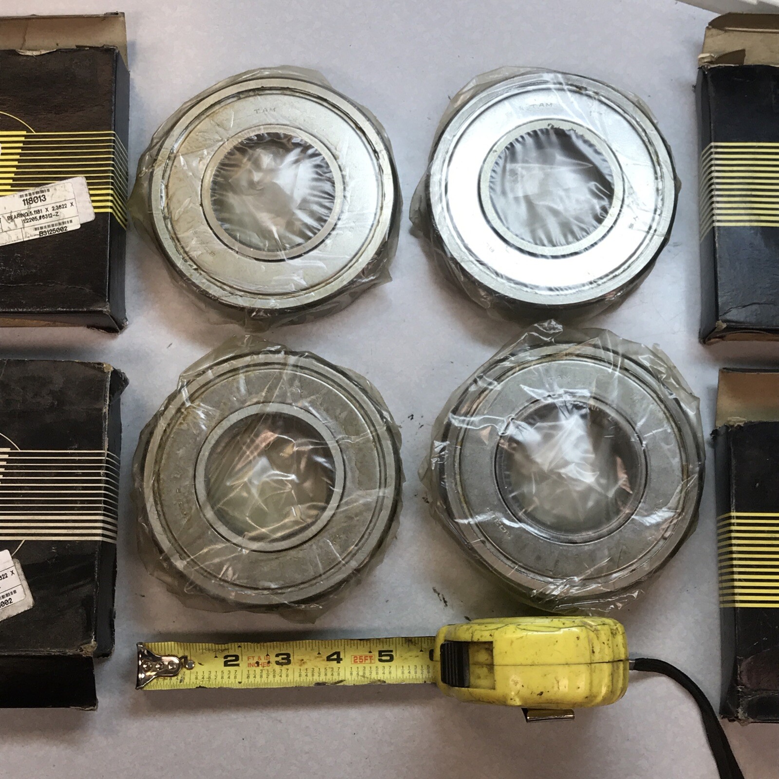 LOT OF FOUR BL BEARINGS LIMITED 5.1181 x 2.3622 x 1.2205 TAM YS 80312