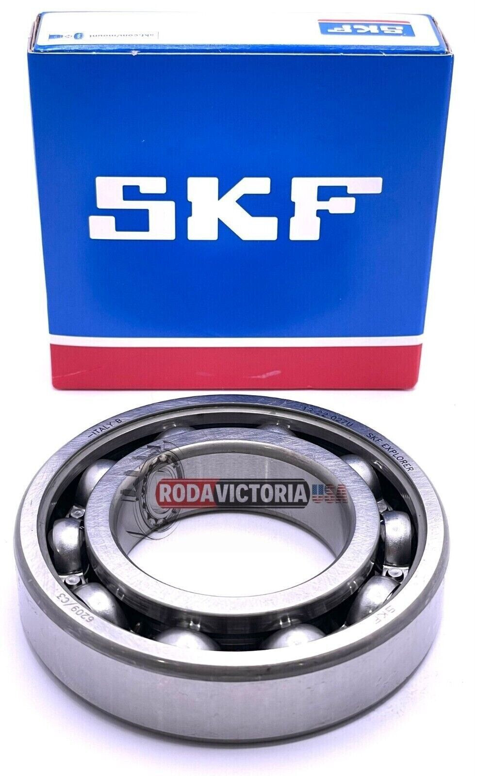 SKF 6209 DEEP GROOVE BALL BEARING 45X85X19mm OPEN TYPE NO SEALS SAME DAY SHIPPIN