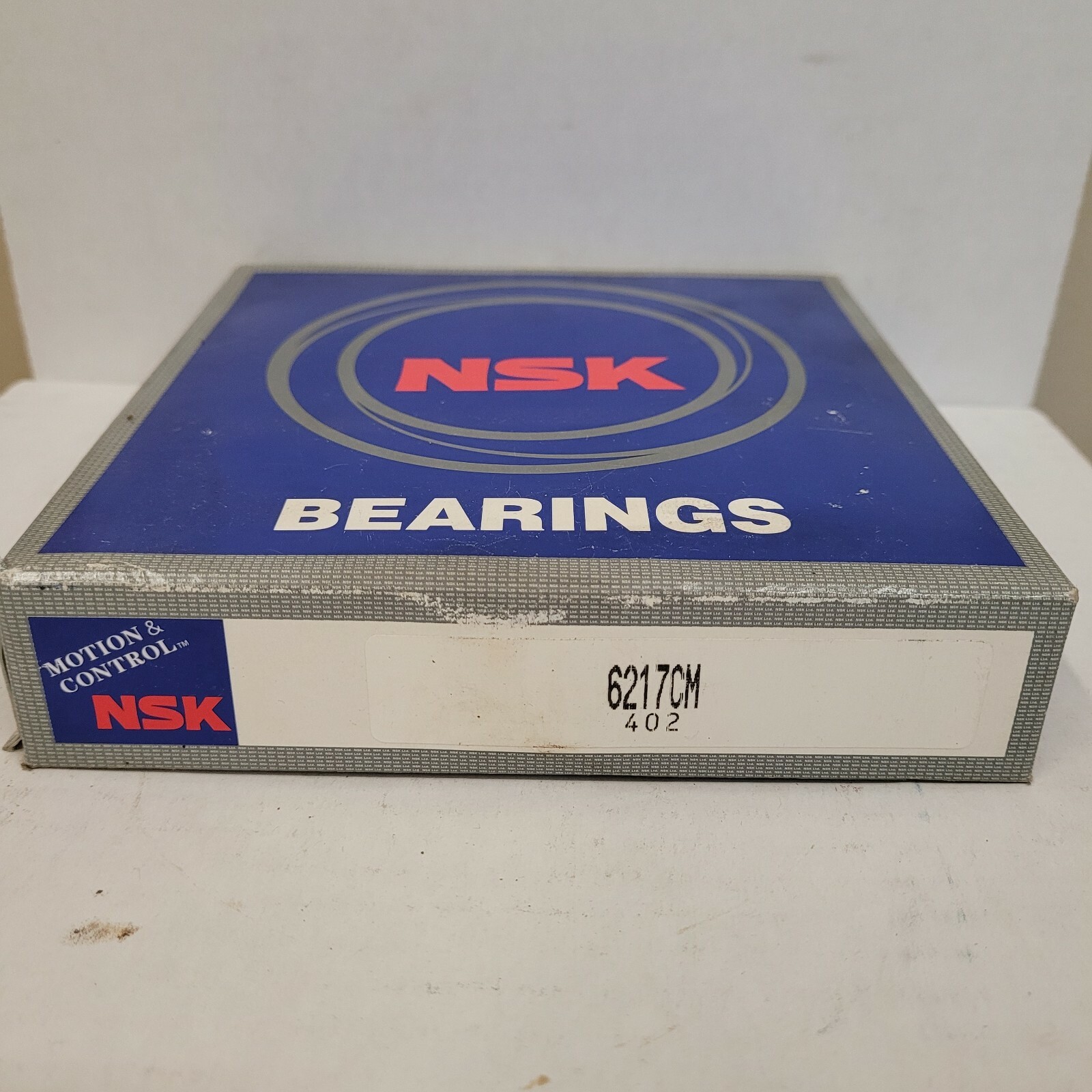 6217CM NSK BALL BEARING – NEW IN ORIGINAL PACKAGING